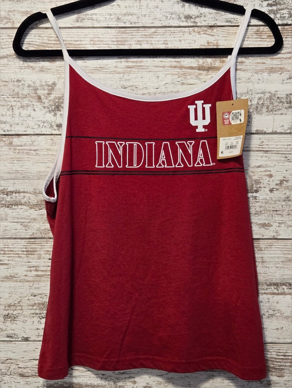 Rivalry Threads Indiana Crimson & White Camisole